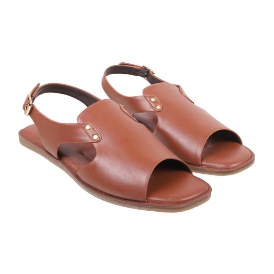 Women Tan Casual Sandals