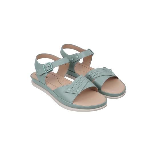 Women Green Casual Sandals