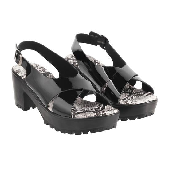 Women Black Casual Sandals