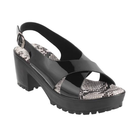 Women Black Casual Sandals