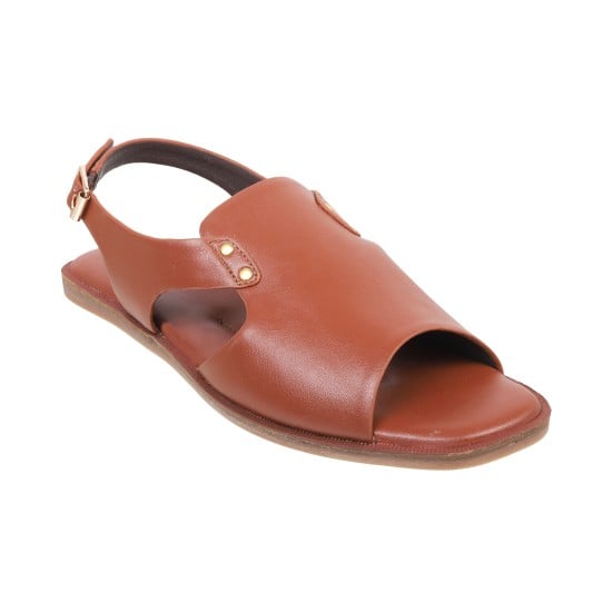 Women Tan Casual Sandals