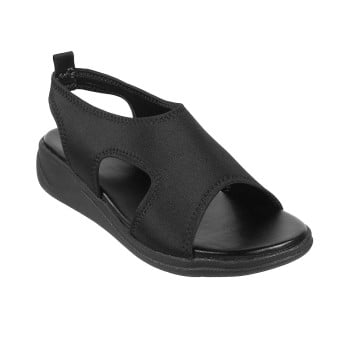Walkway Women Black Casual Sandals(SKU: 33-3197-11-36)