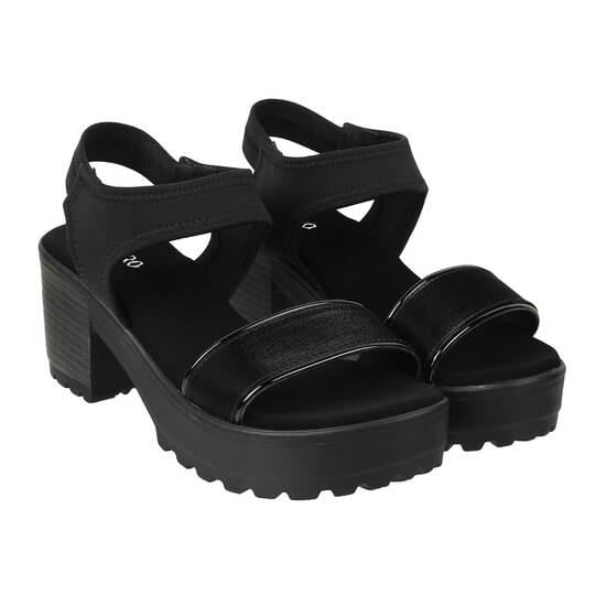 Women Black Casual Sandals