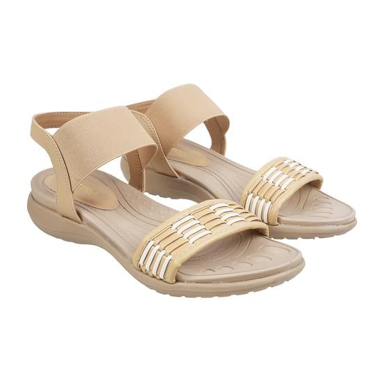 Women Beige Casual Sandals