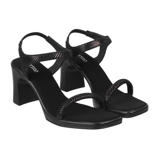 Women Black Casual Sandals