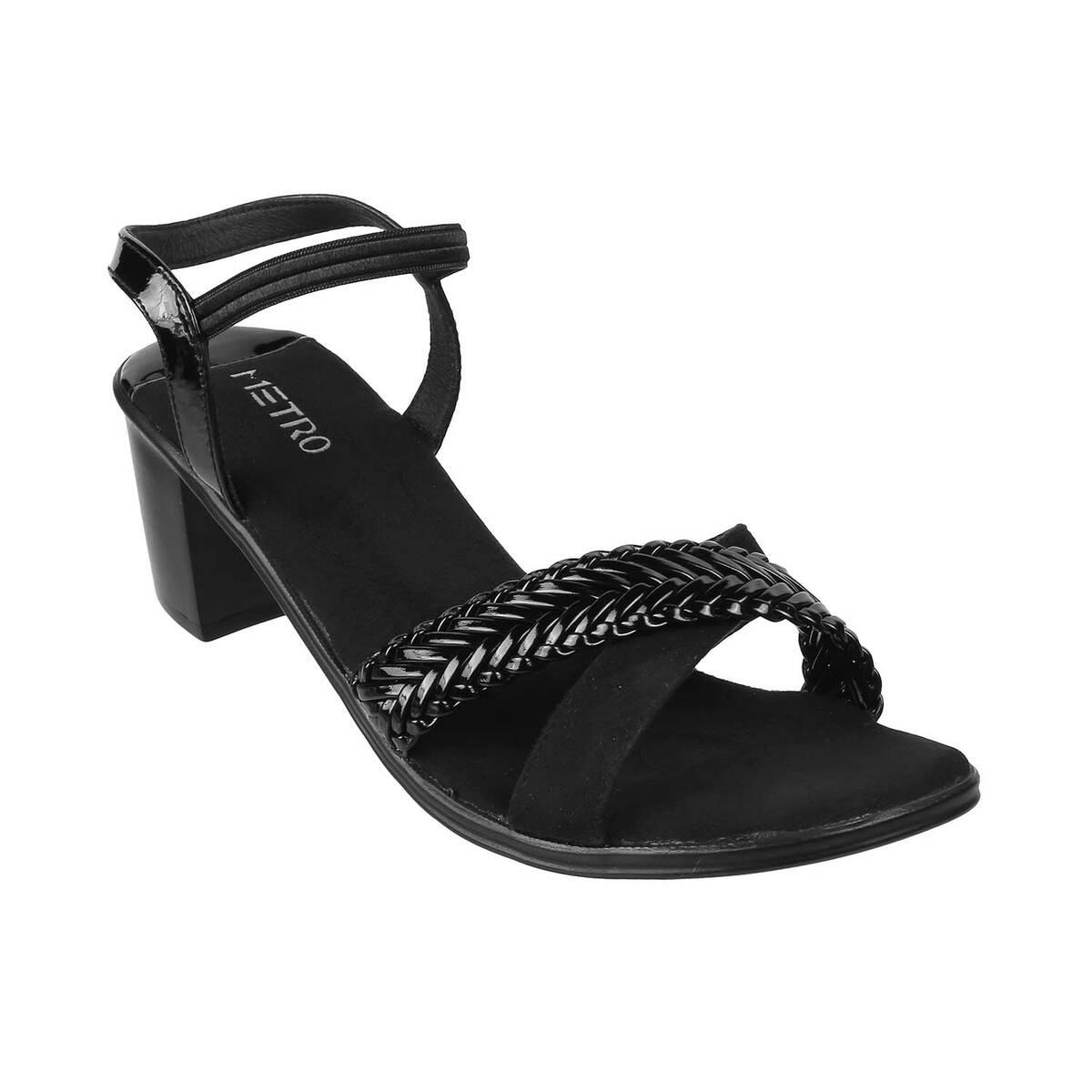 fcity.in - Do Bhai Casual Black Heeled Sandals For Women / Shoetopia Heels  For