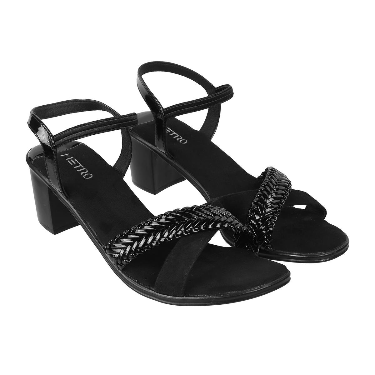 Buy Metro Women Black Casual Sandals Online SKU 33 347 11 39 Metro Shoes