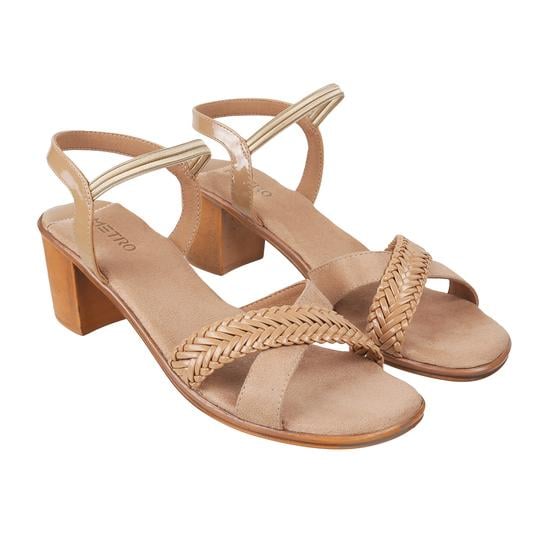 Women Beige Casual Sandals