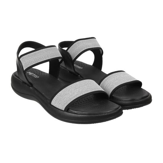 Women Black Casual Sandals