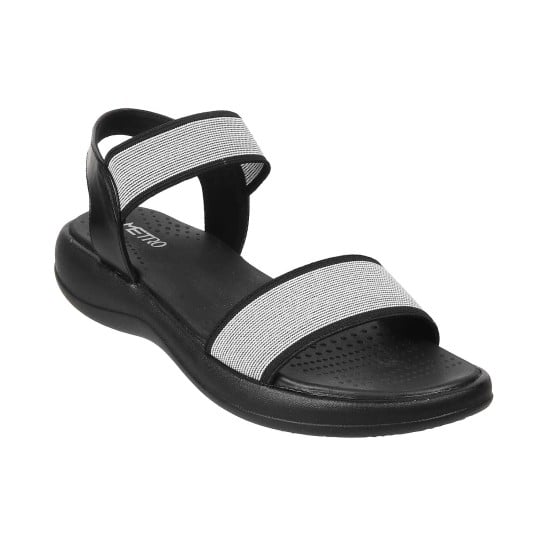 Women Black Casual Sandals