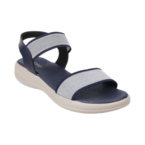 Women Blue Casual Sandals