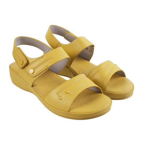 Women Yellow Casual Sandals