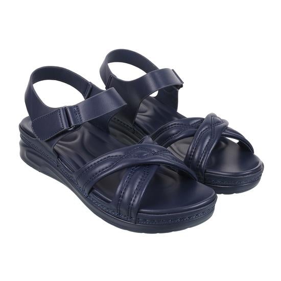 Women Navy-Blue Casual Sandals
