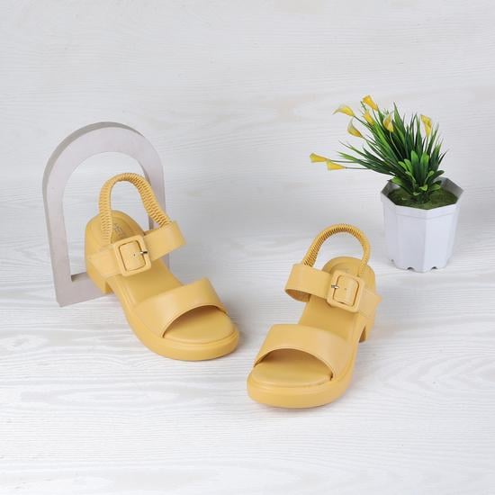 Women Yellow Casual Sandals