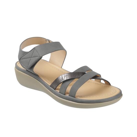 Women Grey Casual Sandals