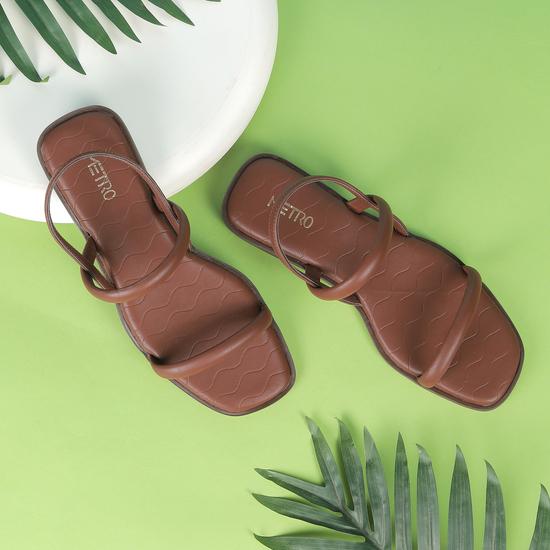 Women Brown Casual Sandals