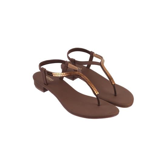 Women Brown Casual Sandals