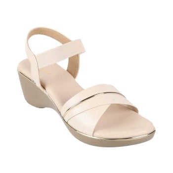 Walkway Women Beige Casual Sandals(SKU: 33-691-20-39)