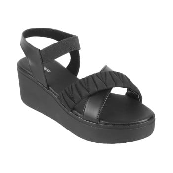 Walkway Women Black Casual Sandals(SKU: 33-715-11-37)