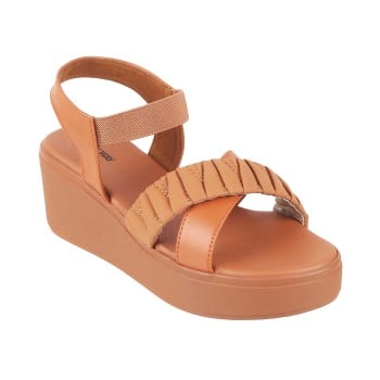 Walkway Women Tan Casual Sandals(SKU: 33-715-23-36)