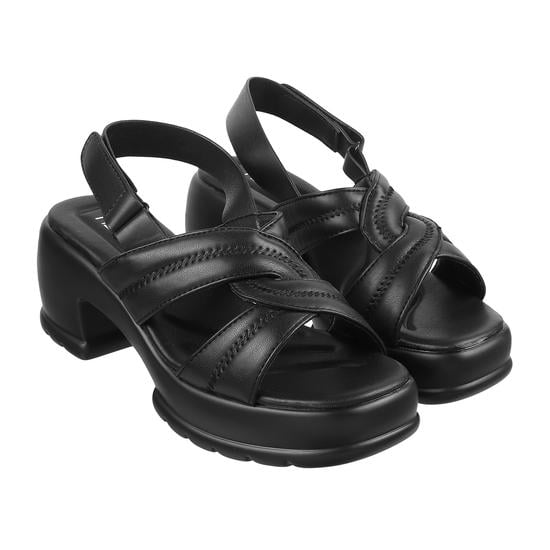 Women Black Casual Sandals
