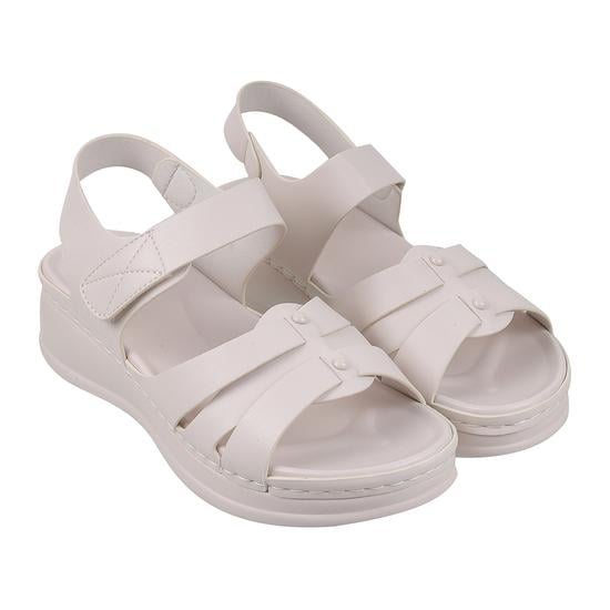 Women Beige Casual Sandals