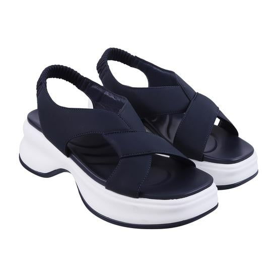 Women Navy-Blue Casual Sandals