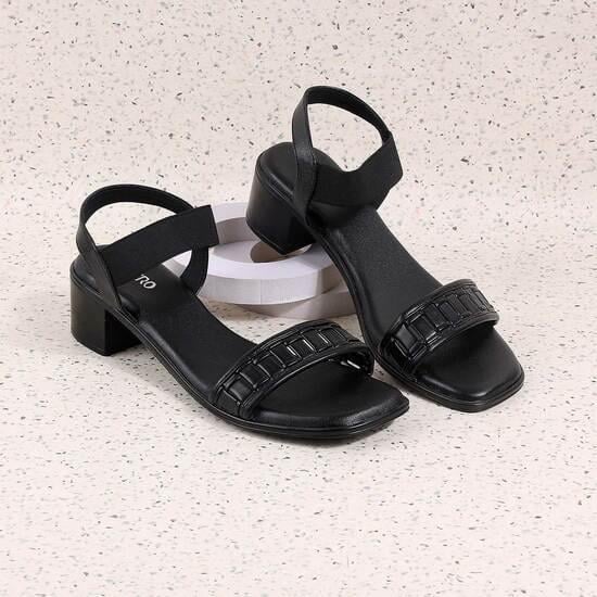 Women Black Casual Sandals