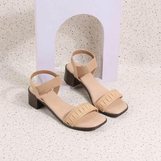 Women Beige Casual Sandals