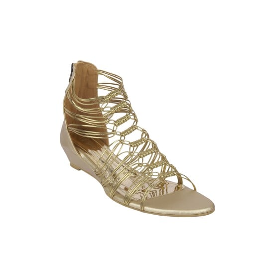 Women Gold Casual Gladiators
