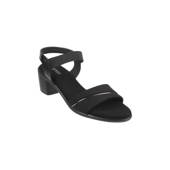 Women Black Casual Sandals