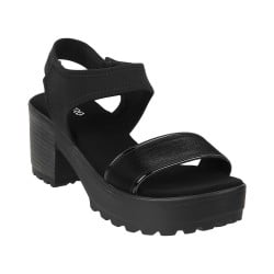 Women Black Casual Sandals