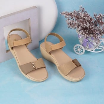 Walkway Women Beige-red Casual Sandals(SKU: 33-825-89-38)