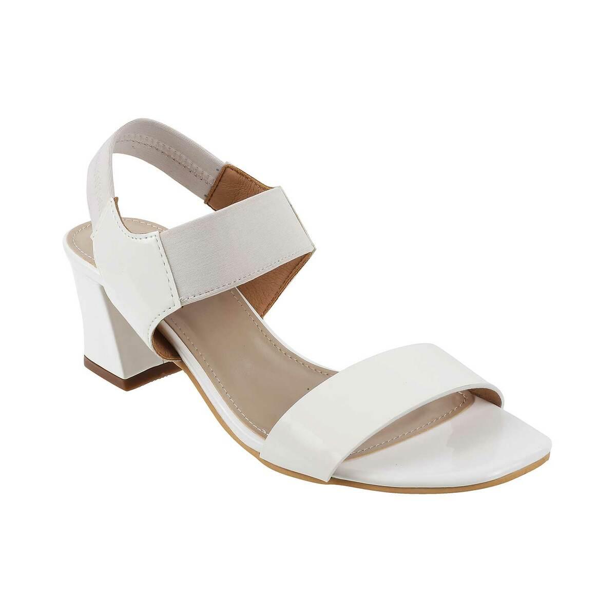 Buy PERFECT FOR EVENING WHITE SANDALS for Women Online in India