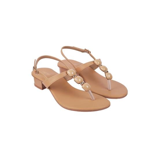 Women Beige Casual Sandals