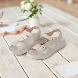 Women Beige Casual Sandals