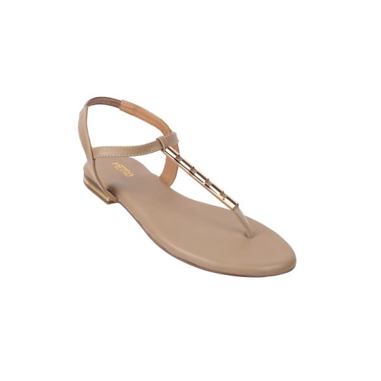 Women Beige Casual Sandals