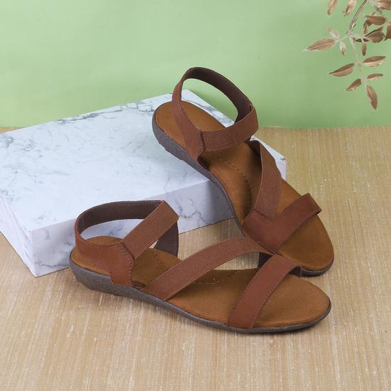 Women Brown Casual Sandals