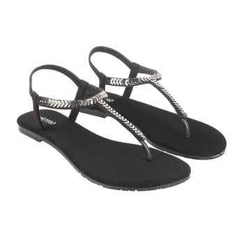 Metro Women Black Casual Sandals(SKU: 33-96-11-36)