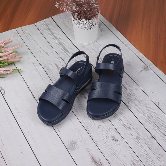 Women Blue Casual Sandals