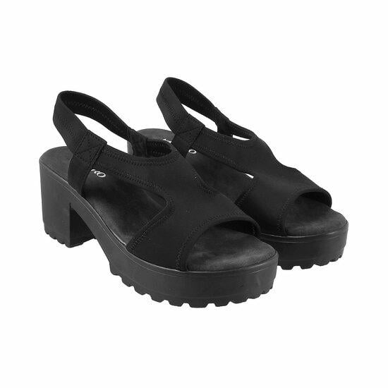 Women Black Casual Sandals