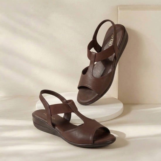 Women Brown Casual Sandals