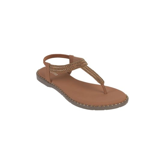 Women Antic-gold Casual Sandals