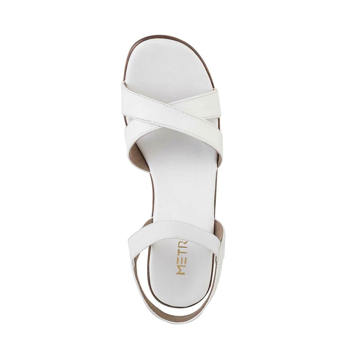 Amazon.com | Clarks Giselle Beach Wedge Sandal, White Leather, 5 Medium |  Platforms & Wedges