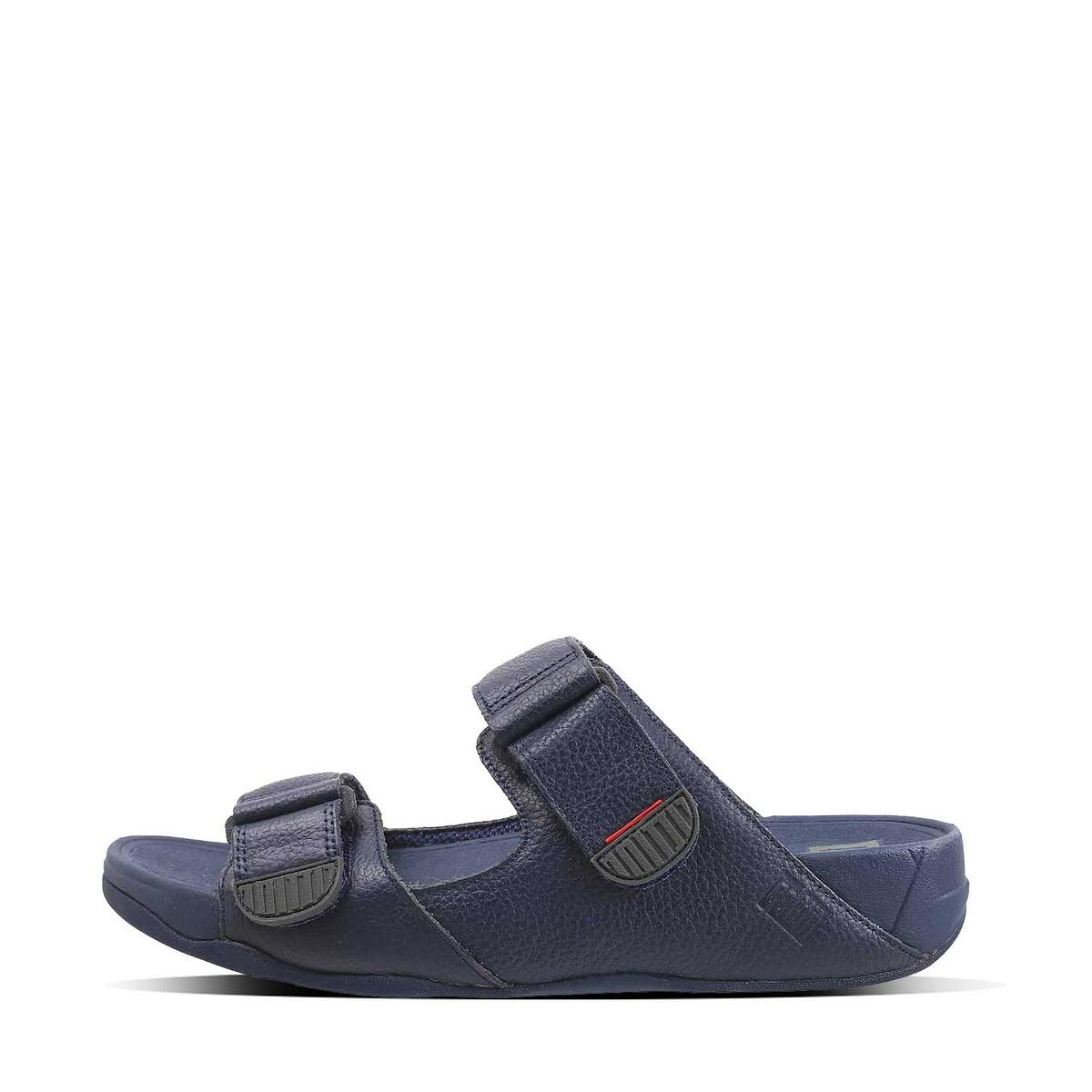 FitFlop Mens Bando Perforated Leather Sandal Shoes India | Ubuy