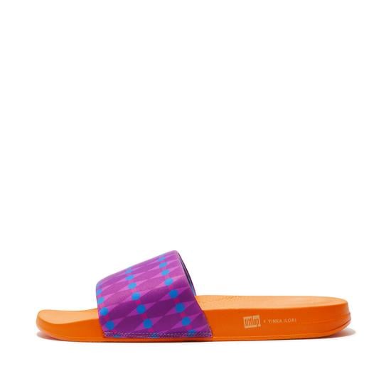 Iqushion X Yinka Ilori Water-Resistant Slides