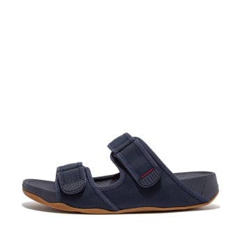 Fitflop Gogh Moc Mens Adjustable Water-Resistant Slides(SKU: 338-410-17-7)