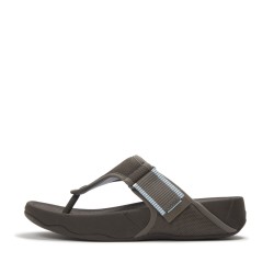 Trakk Mens Adj. W-Resistant Mesh Toe-Post Sandals