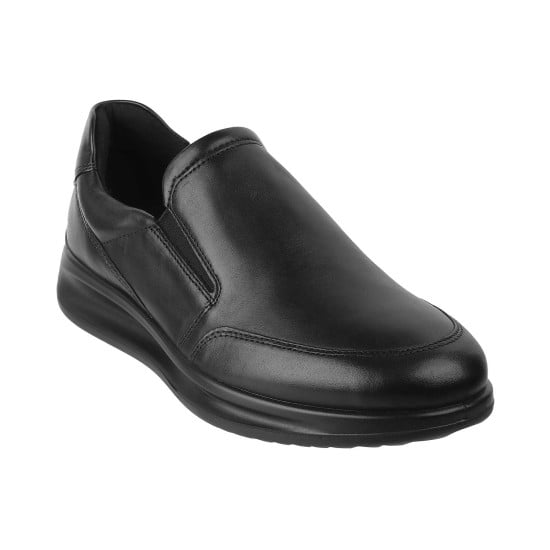 Male Black Casual Moccasin