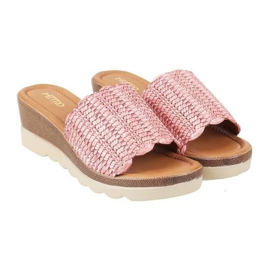 Women Pink Casual Slip Ons